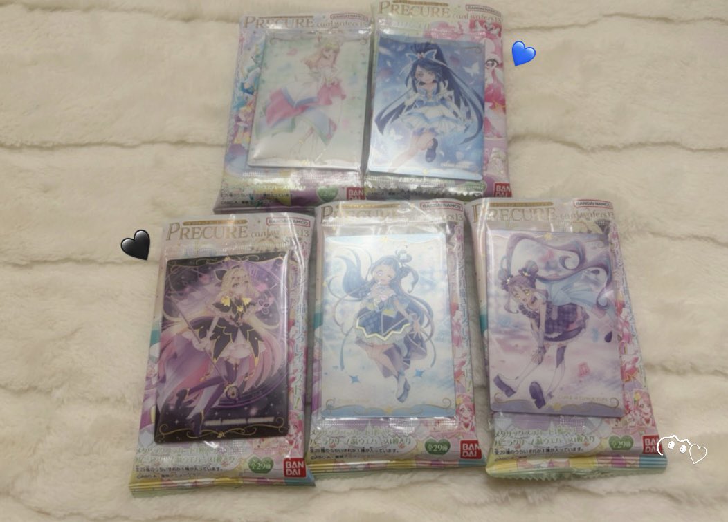 ppp7lu's tweet photo. プリキュアウエハースとりあえず5つフラゲ❣️
アルカナ来てくれて嬉しいかわいい😭💘
5とたんプリもっと欲しいからリベンジします
𛰙᭜𖫴𖫰𖫱𖫳𖫲𖫲𖫳𖫴𖫰𖫱꛰ ᭜𖫴𖫰𖫱𖫳𖫲𖫲𖫳𖫴𖫰𖫱꛰♡ https://t.co/wJW5Zvjzfx
