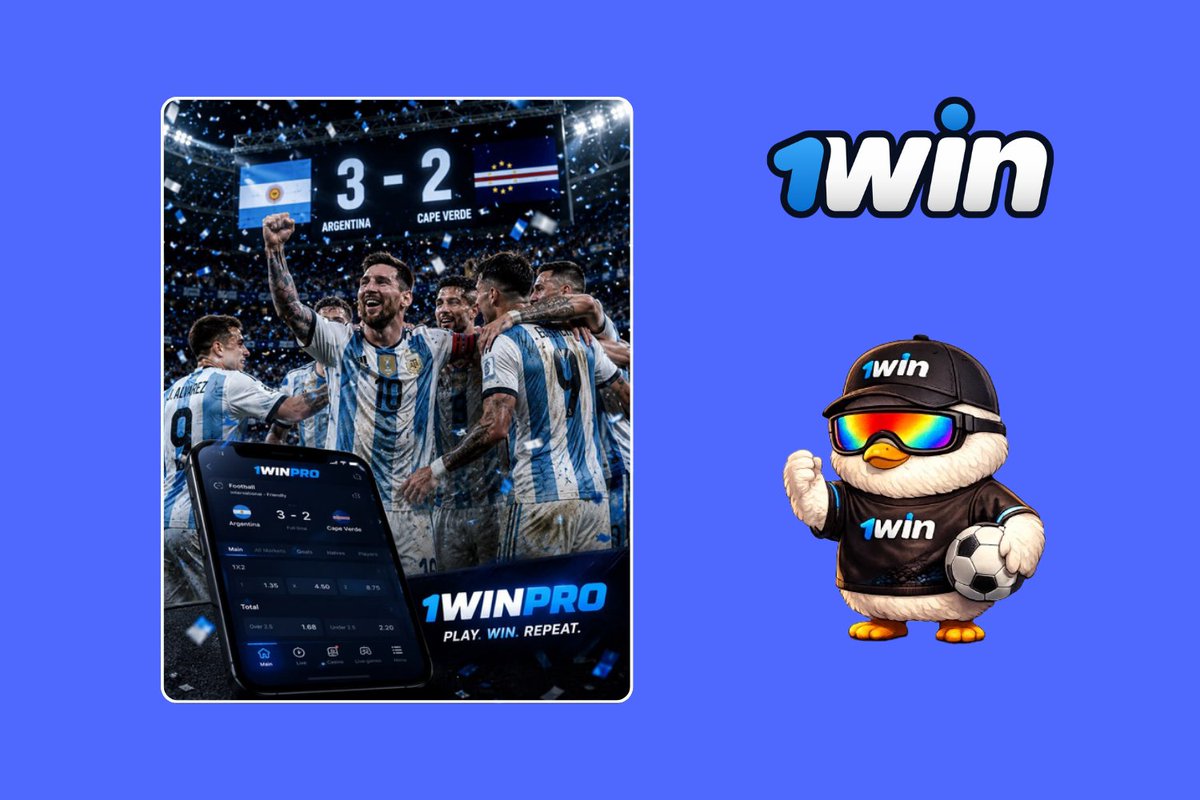 zenbirb's tweet photo. Some matches look predictable before kickoff. This definitely wasn't one of them. 🙂‍↕️

Argentina may have come in as the favorites, but Cape Verde made them fight for every minute.  

They stayed organized, created chances and kept the pressure on until the very end.

In the end experience made the difference. 

Argentina held their nerve in extra time and walked away with a hard earned 3-2 victory 🙌 

Proving once again why champions never stop believing. 

Follow every big match, make your predictions and stay in the action with @1winPro. ⚽🔥