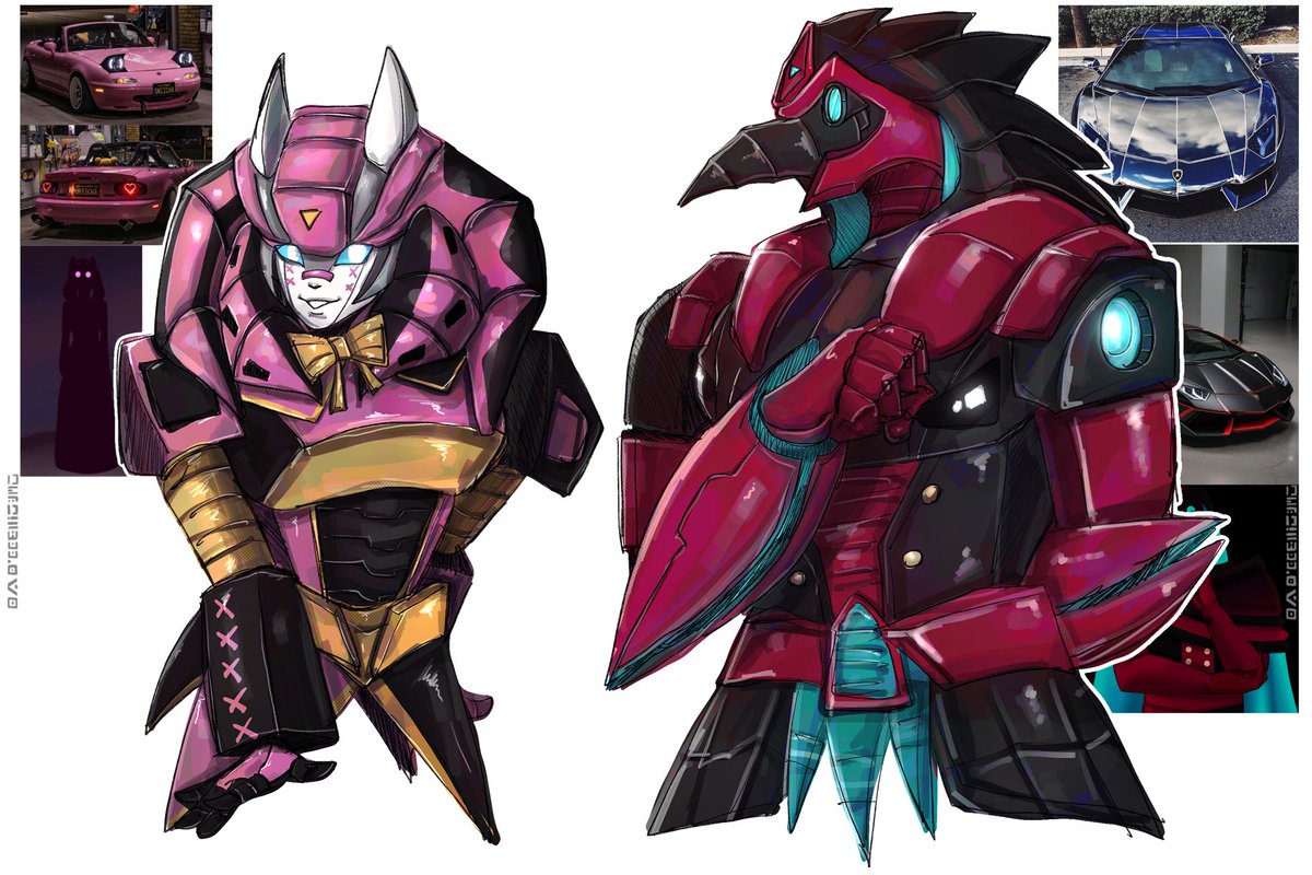 Chomphunut203's tweet photo. I suddenly had a strange idea while practicing drawing Transformers. 
The car was used as a reference image… it might not be perfectly accurate.
#thefreakcircus  #Transformers https://t.co/ZaOBQhBFE9
