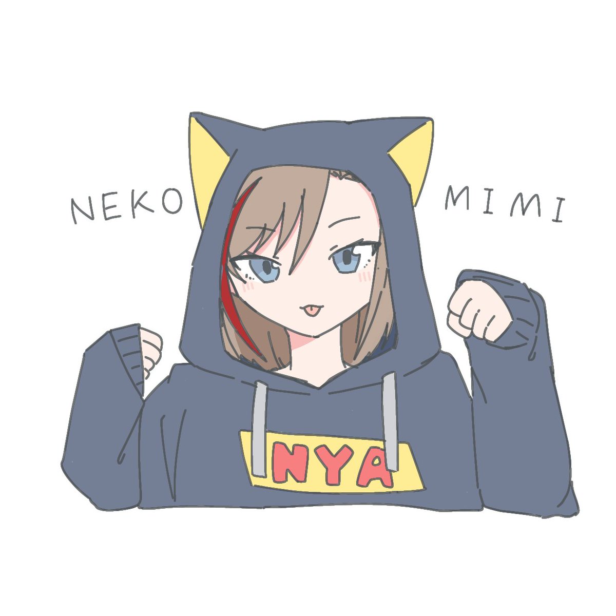 gray_8080's tweet photo. 配信アーカイブを見つつラクガキ🐱 https://t.co/9DWkw4hl61