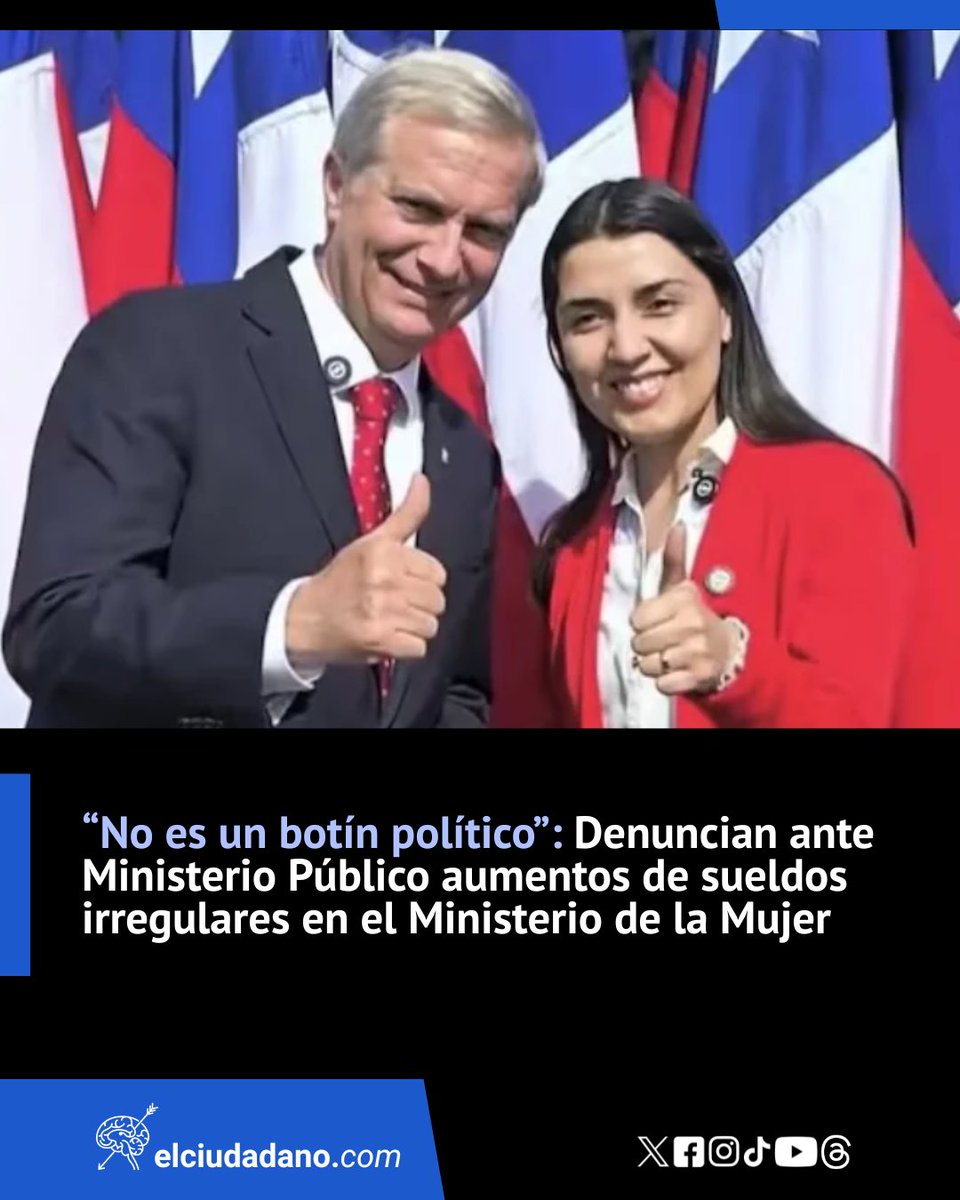 El_Ciudadano's tweet photo. La Asociación Nacional de Funcionarias del Ministerio de la Mujer (ANFUMMEG) presentó denuncias ante Fiscalía y Contraloría por aumentos de sueldo irregulares y presuntos delitos funcionarios. Calificaron la situación como "desbordada" y "falta de ética", en medio de una serie de recortes de programas sociales en el país, exigiendo la salida de responsables y una investigación.

¿Y tú, qué opinas? ¡Te leemos en los comentarios!

Lee la nota completa en el link 🔗https://t.co/OR6wKk8d7L