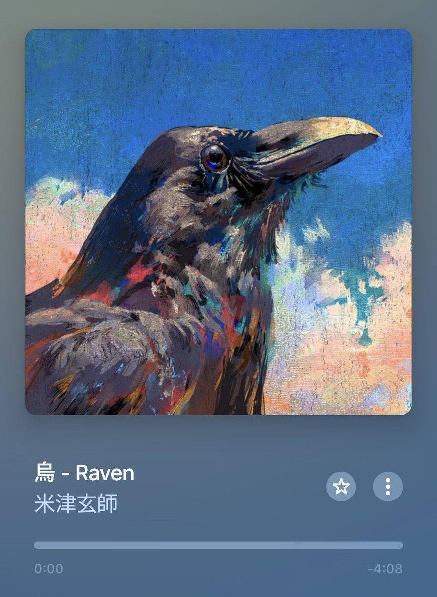 genda_chie's tweet photo. 「烏 - Raven （米津玄師）」を聴く。

妙によい曲だ。
伴奏の笛は、リコーダーかオカリナかケーナかティンホイッスルか、といったところか。
途中からチェンバロも加わってバロック・ロックな感じ。 https://t.co/wJjmLEAj0k