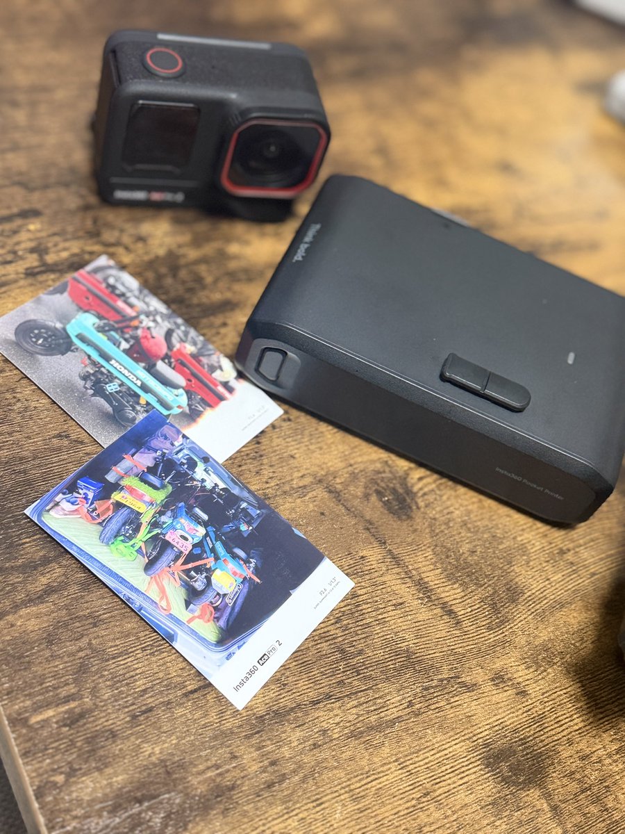 tripdrug's tweet photo. 昨日の思い出をInsta360のポケットプリンターで印刷。 https://t.co/1YDqybX3eV
