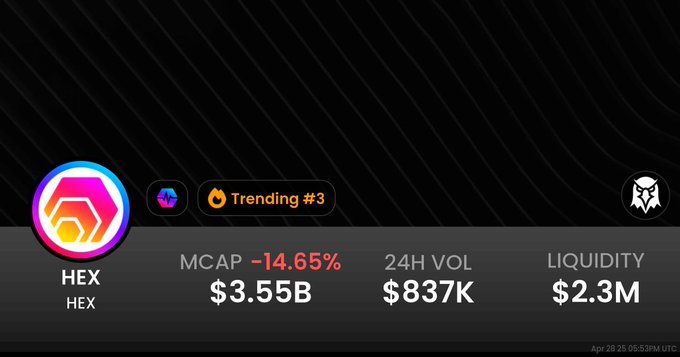 PulseProveX's tweet photo. This is going to be $1 one day.    

Retweet if you hold $HEX. https://t.co/EZiRONQ1SA