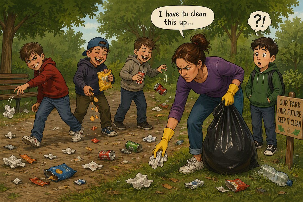 stephen_hinton's tweet photo. The mother state, always responsible for rich kid's mess. With the new EU Nature Restoration Regulations I see her coming for the rich kid's pocket money. Link in comments. https://t.co/KOescThKCb