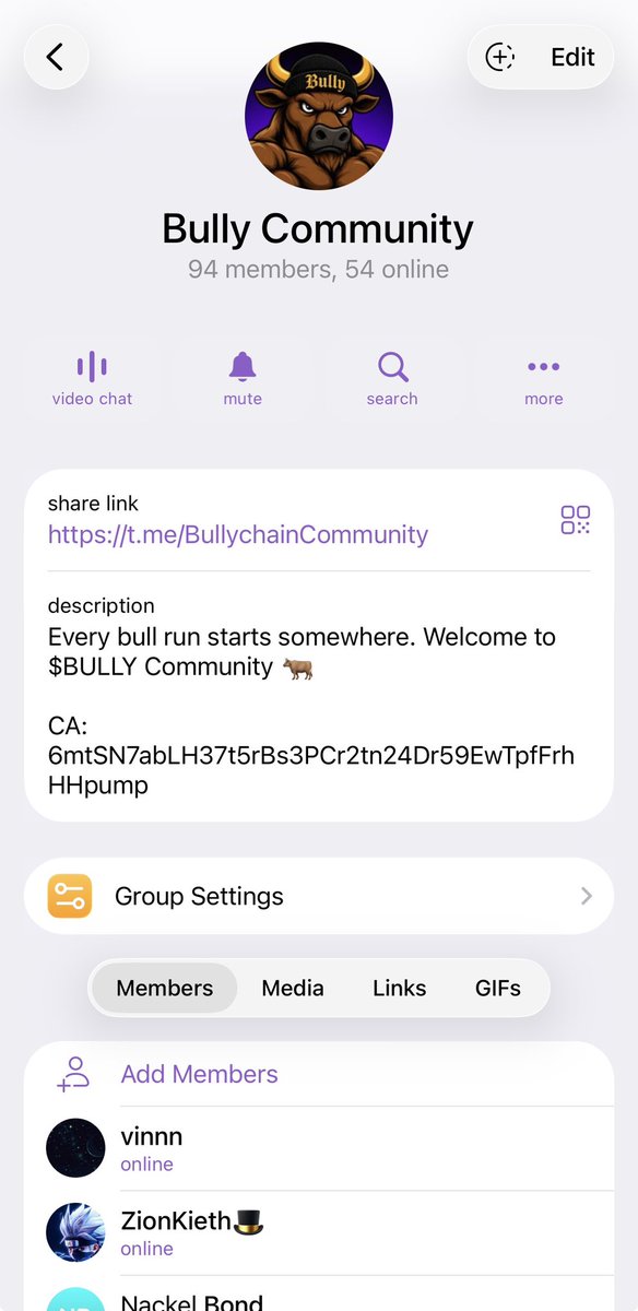 BullyonChain_'s tweet photo. Join our official Telegram group and be part of the $BULLY community 🐂🚨

Get the latest updates, announcements, and connect with the rest of the herd.

Stay BULLISH 🐂🐂

https://t.co/CxNrS5bjqv https://t.co/d6irCPPARQ