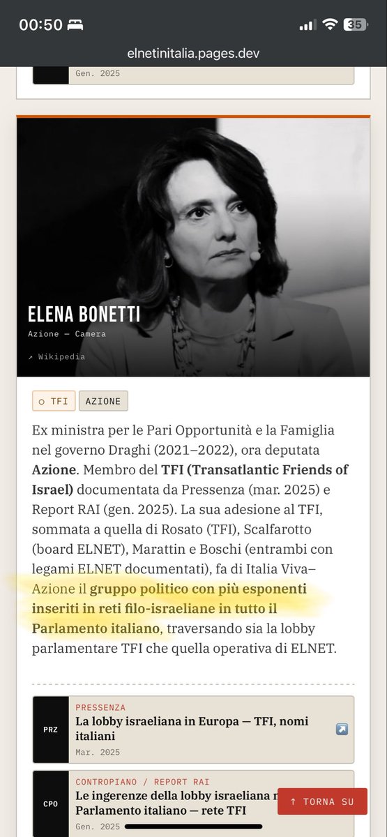 Pietro_Conca's tweet photo. @politikosit @1Poster1 @matteorenzi La presidente del partito 🇮🇱… https://t.co/l2nZkizf8a