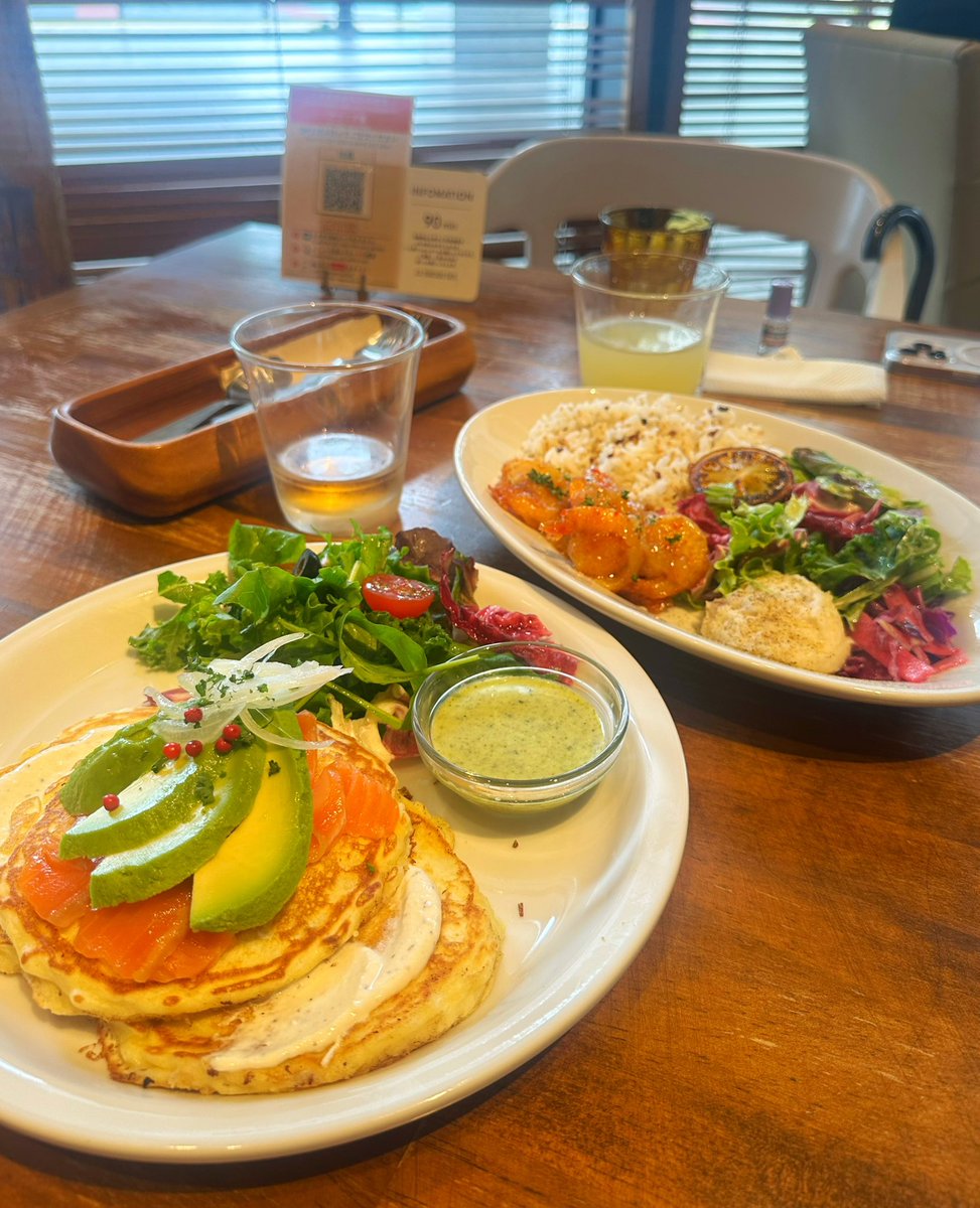 arapann's tweet photo. jsパンケーキ🍽️でランチ🥞🦐🤗
うまうま🌳
#日常 #日常垢 #カフェすき #カフェ巡り #東京ランチ #カフェ活 https://t.co/nF6VjKIGQs