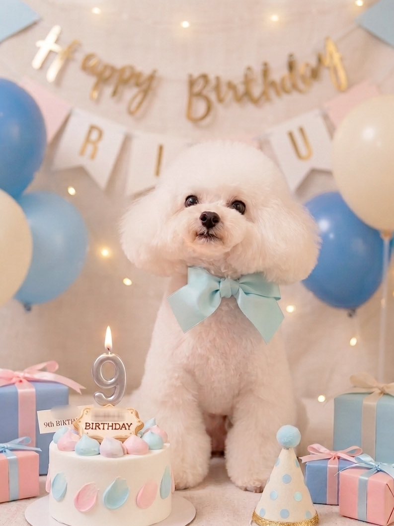 SSa5730554's tweet photo. 今日は愛犬9歳のお誕生日🎂✨
毎日たくさんの癒しをありがとう💓
いつまでも甘えん坊な我が家のアイドルだけど、今年は👶が生まれるからお兄ちゃんになるね🐶🐾
2人の姿を見るのが今からとっても楽しみ🥹💕
これからも健康で幸せいっぱいに過ごそうね！大好きだよー❤️ https://t.co/BcDjA3aT6L