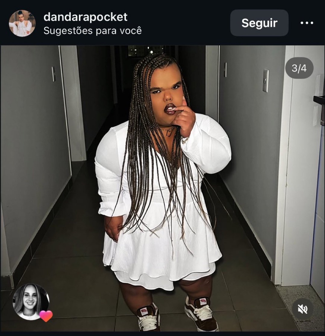 updatecultura's tweet photo. Lana Del Rey curtiu post de Dandara Pocket, TikToker brasileira, no Instagram. https://t.co/BAbZbWA9x8
