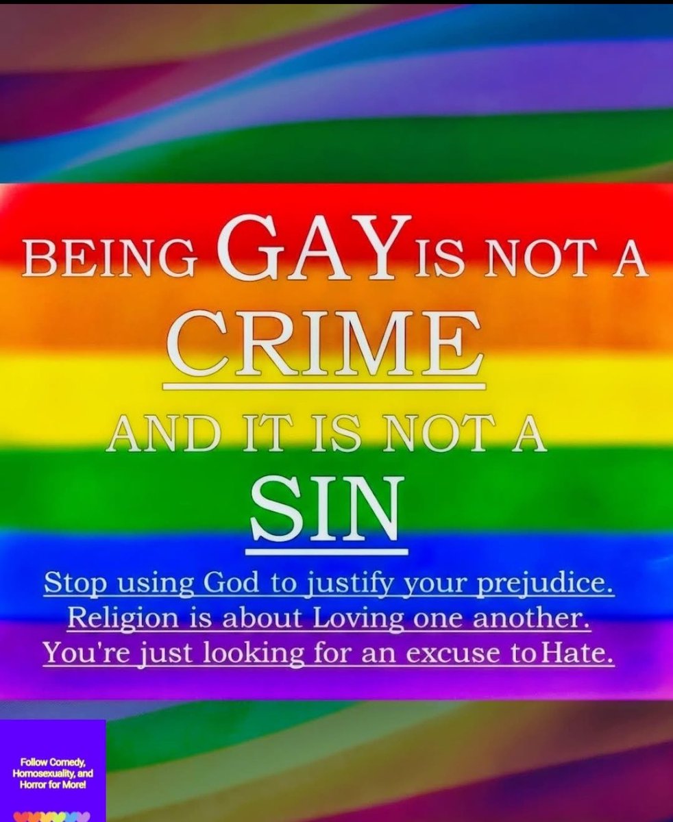 bigkhing001's tweet photo. Stop using religion as an excuse to be homophobic https://t.co/5wefm3rHuh