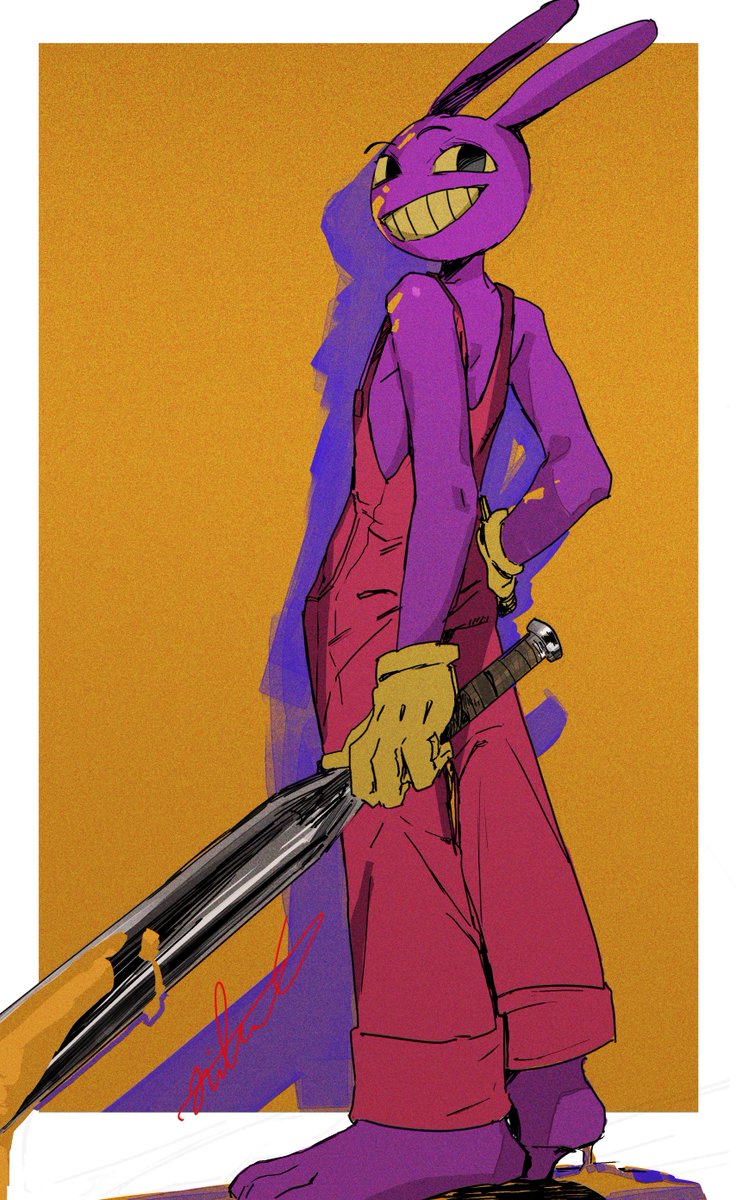 アメジングデジタルサーカス一気見したのでジャックス描いた