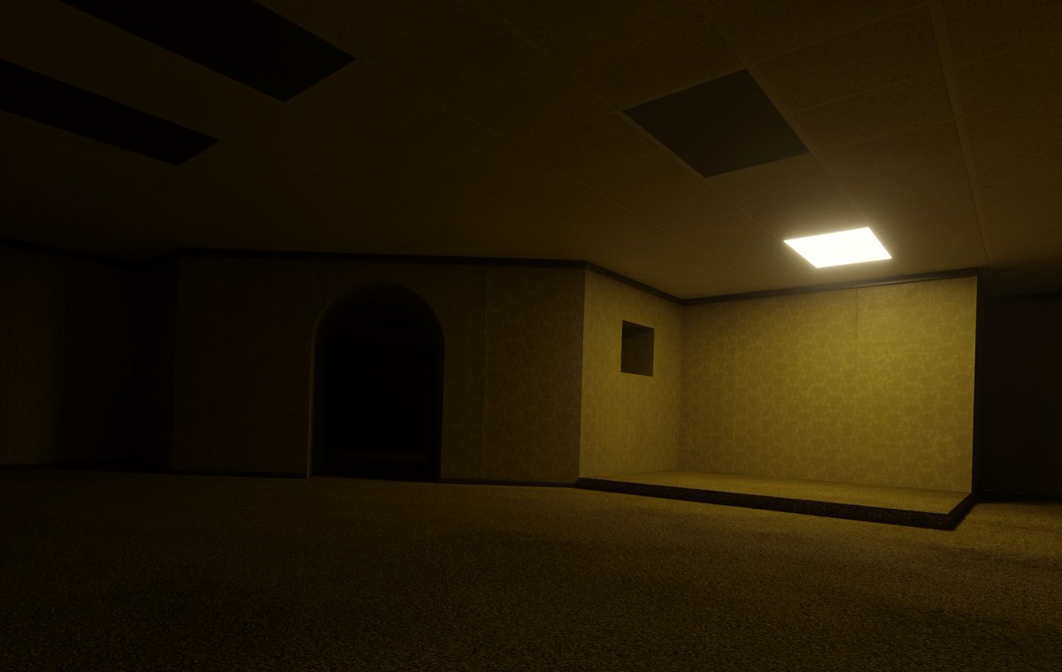 Negatiive3D's tweet photo. Been in a backrooms mood after the release.

No real purpose behind this, just having fun https://t.co/13GinAJGFl