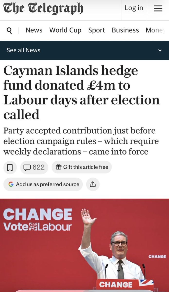 Enviro_Technol's tweet photo. #KeirStarmer would hate people to know he took a £4m bung from this hedge fund and then gave one of their owners a Directors job at GB Energy https://t.co/BnXG6G3ZZ2