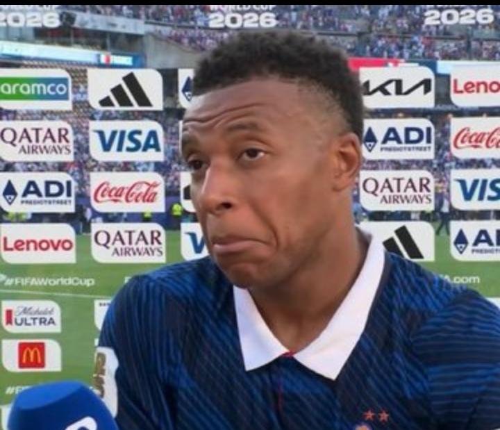 Nexvoida's tweet photo. @footballontnt Bro definitely asked Mbappé if he was real or just a FIFA glitch. 😭😂 https://t.co/A3vbk6wkXU