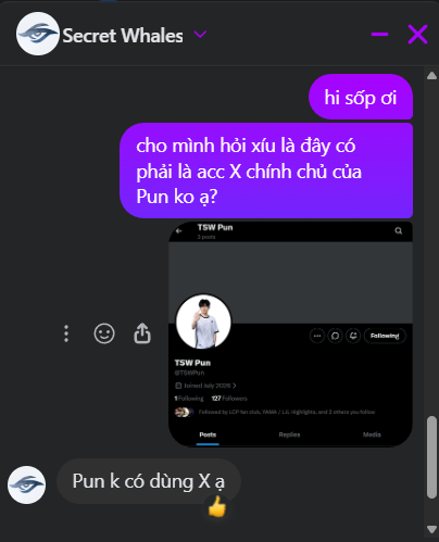 Pengarrow's tweet photo. @luriya_7654321 that account is a fake one unfortunately, I just asked TSW on facebook

"Pun does not use X" https://t.co/pEfXw0EXlp