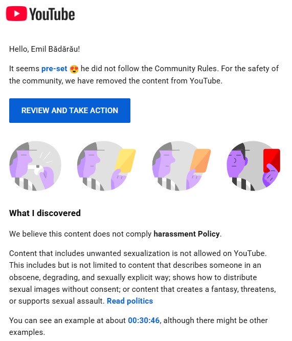 bondrix2's tweet photo. @TeamYouTube 
My YouTube channel (250K subscribers) was terminated for harassment/unwanted sexualization.
I already appealed but I believe my case was misunderstood.
Channel: https://t.co/OJFTmxB1zc
Could you please help escalate this for a manual review? https://t.co/Uaa7AQgXHQ