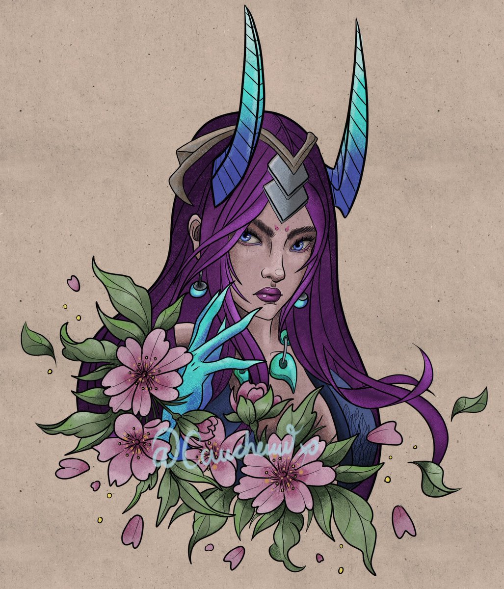 Cauchemarxo's tweet photo. My rusty ass can still do digital art #irelia #leagueoflegends https://t.co/h4RxohIme1