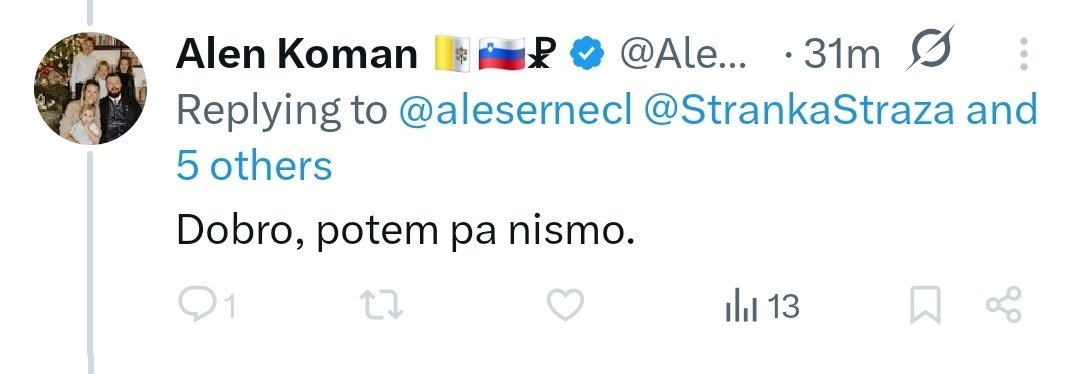 janiuses1's tweet photo. @alesernecl @AlenKoman @StrankaStraza @Bin379863712369 @SloGroyper @SlovenskiN @larip49 @NikolaPopovic__ 🤣🤣🤣 https://t.co/RnOtdY2xY0