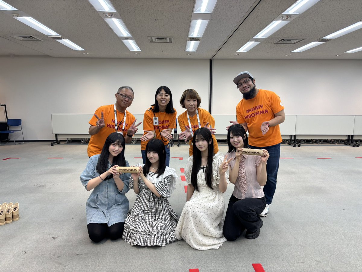 molkkyhiroshima's tweet photo. 今日はSTU48さんとファンの方とのモルック交流会のお手伝いをしました😊めちゃくちゃ盛り上がりました➰🥖とても素敵な交流会でした🥰
#STU48 https://t.co/6hZh5QHvng