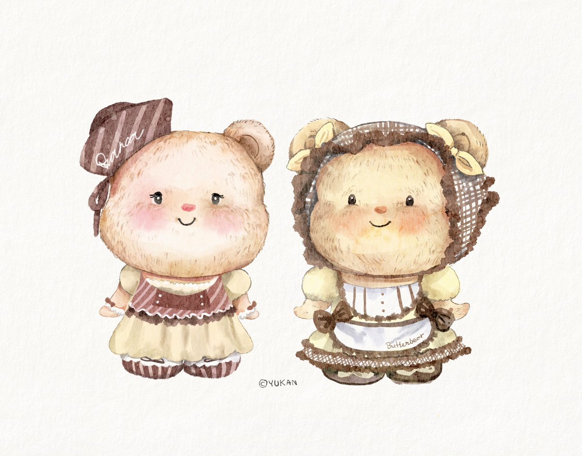 yukanart's tweet photo. เก่งที่สุดเลยยูกฉาวทั้งสอง 🧸🤎👏🏼

#Butterbear #Biancabear #ด้อมน้องเนย https://t.co/c55k31VCLj