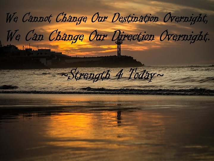 Strengthfor2day's tweet photo. We Cannot Change Our Destination Overnight,
We Can Change Our Direction Overnight.
#Change #Destination #Overnight #Direction #MakeChanges #RecoveryPosse #Strengthfor2day https://t.co/pBh66kxScw