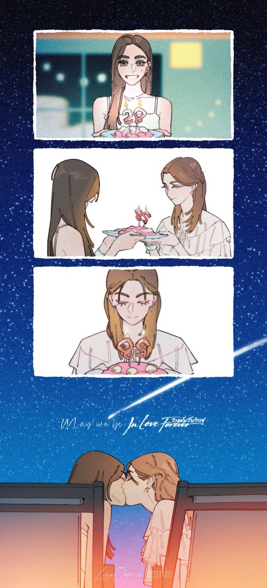 kimslandeo's tweet photo. “May we be In Love Forever.”

#วาดฝันวันวิวาห์ 
#InLoveForeverTheSeries
#LingOrm #หลิงออม‌ https://t.co/G3195Bveip