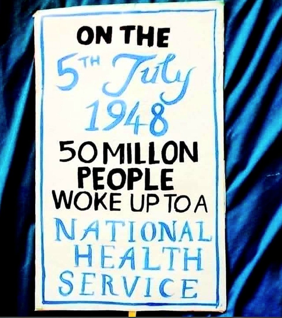solidarityrpm's tweet photo. Many say it is the UK's greatest achievement.
On the 5th of July 1948 50 million people woke up to a National Heath Service.
#NHS
#NHSbirthday https://t.co/1qII3zhQQx