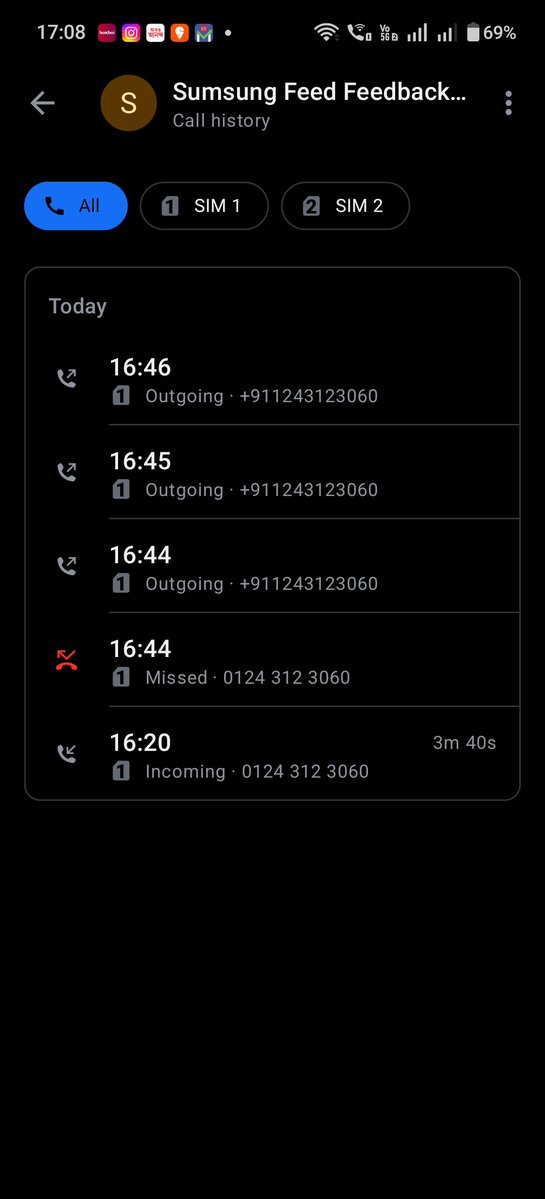 _Neio's tweet photo. I Recorded it.
Exactly 10 mins later, he gave a half-ring missed call and vanished. 
Why is it so difficult for a customer to get a simple resolution from Samsung? Feeling completely helpless. @SamsungIndia @Samsung @SamsungHelp_IN @SamsungSupport
#CustomerServiceFail #NoResponse https://t.co/sf5LSznerY