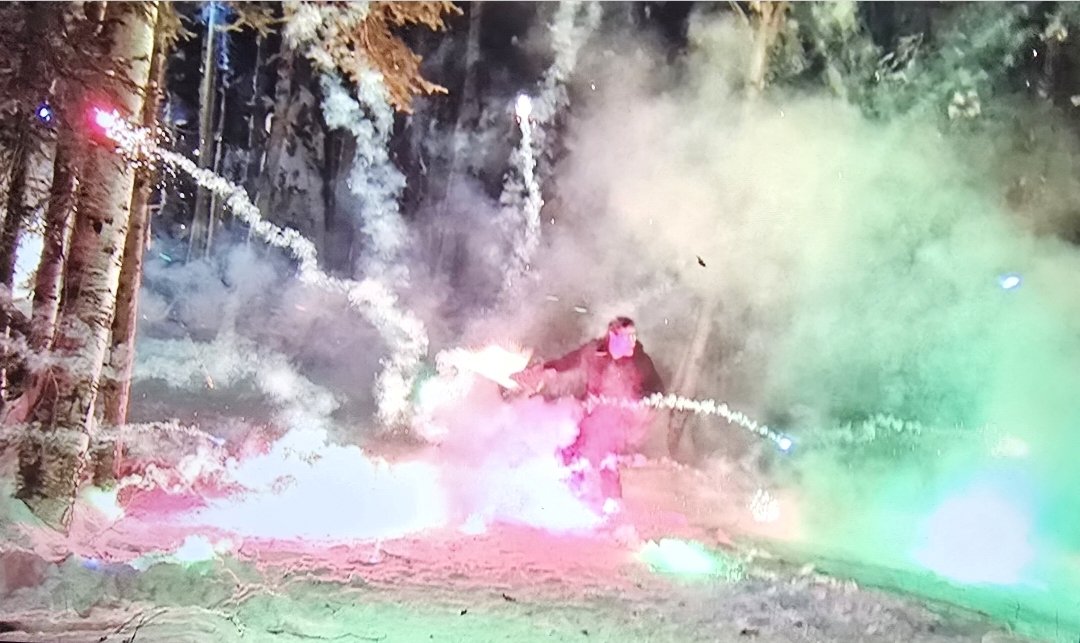 MatthewBLukens's tweet photo. @greg16676935420 Nonsense, Greg.  That's just for the 4th.  On New Year's, when it's dark all day, our fireworks wars are as baddass as the ones in Mexico. https://t.co/hZSJ4PMrET
