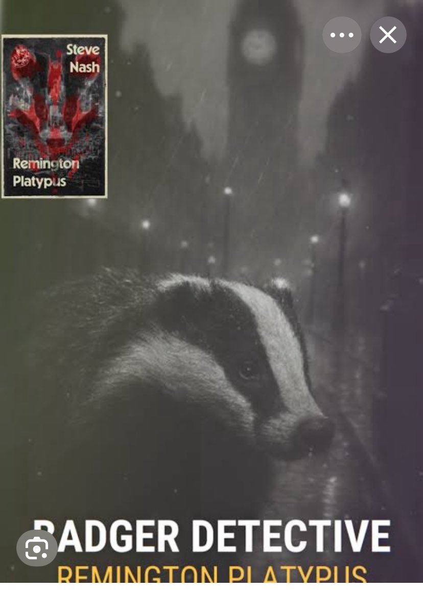Carolyn726's tweet photo. @cjtudor Remington Platypus by @stevenashyorks . Except he’s not a platypus, he’s a badger. And it goes from there. No idea how to explain this book any further. You just have to let go and go with it 👍🏻 https://t.co/aMXjPTUNKR