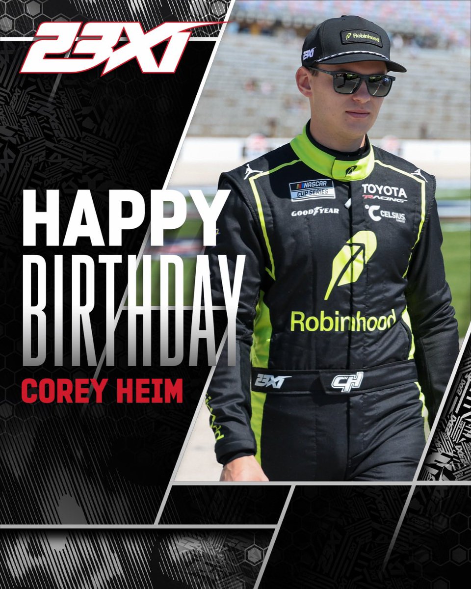 23XIRacing's tweet photo. Birthdays and racedays 🤝

Happy Birthday to @CoreyHeim_! 🎂🥳🎈🎊🎁 https://t.co/mhO31hIpzF