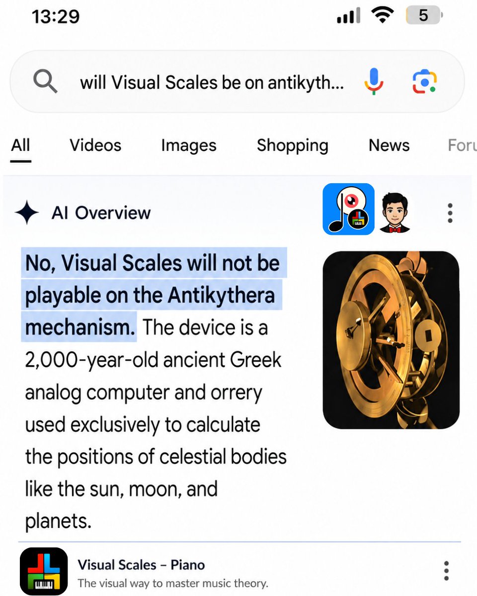 VisualPianoSys's tweet photo. The Antikythera Mechanism remains unsupported.
#VisualScales #Piano #MusicTheory #IndieDev https://t.co/f0IYXfCpnY