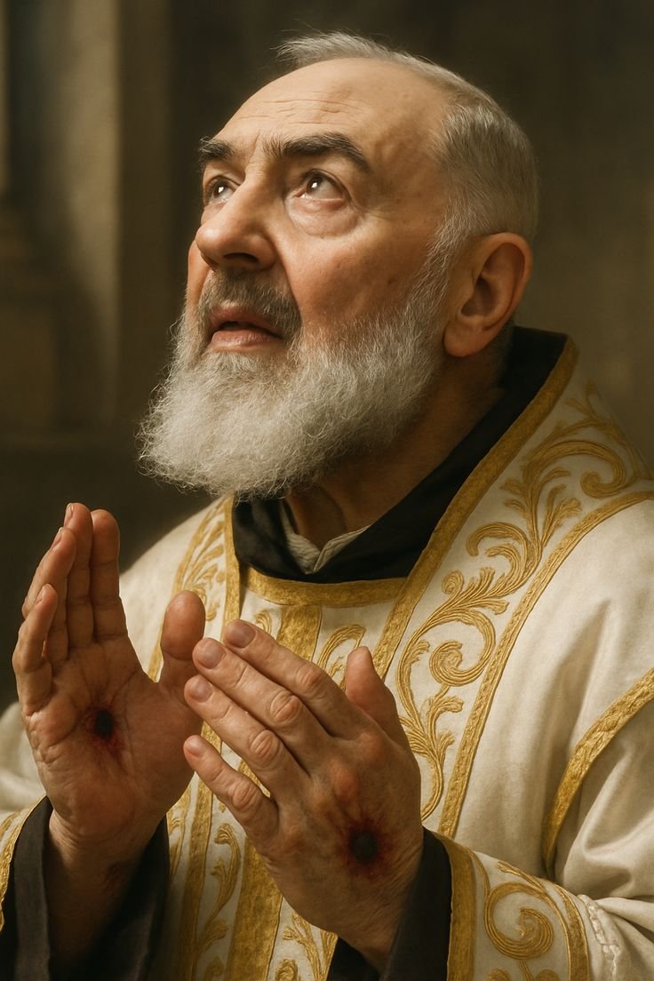 JustAdaugoijele's tweet photo. Blessed is the crisis that made you grow, the fall that made you gaze up to heaven, the problem that made you look for God.
             St. Padre Pio https://t.co/TrlhTlzw10