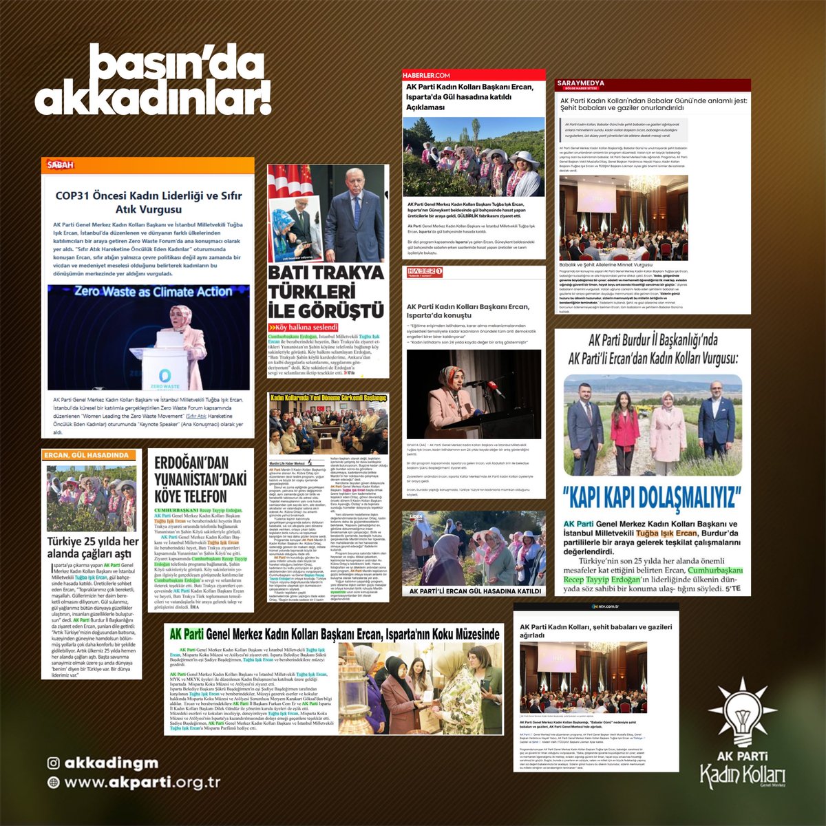 AKKADINGM's tweet photo. Bu hafta basında AK Kadınlar! 📸 📰

https://t.co/N2gEWWoHdQ

https://t.co/0WTyv755TW

https://t.co/fPK8Fueqdy https://t.co/y4iqr1kppe