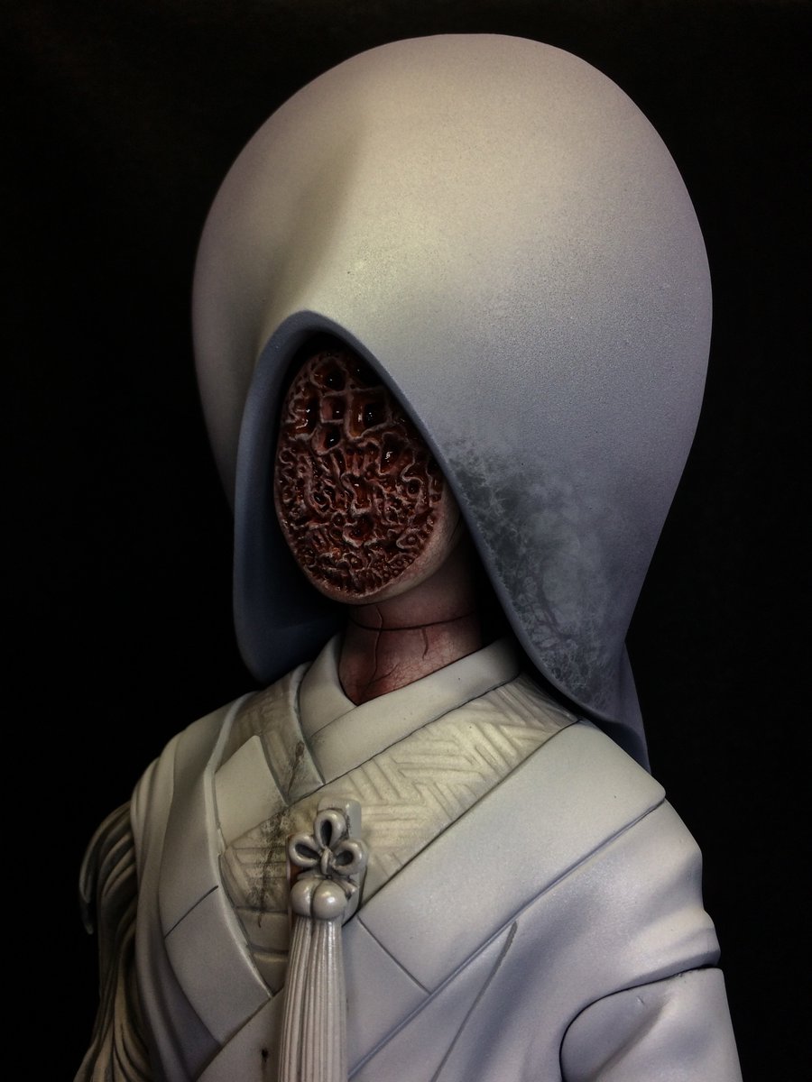 votorakichi's tweet photo. SILENT HILL f  1/6 scale  SHIROMUKU.  Sculpted and Finished by me. WF Summer in Japan 7/26. https://t.co/NYCdrOSGrT