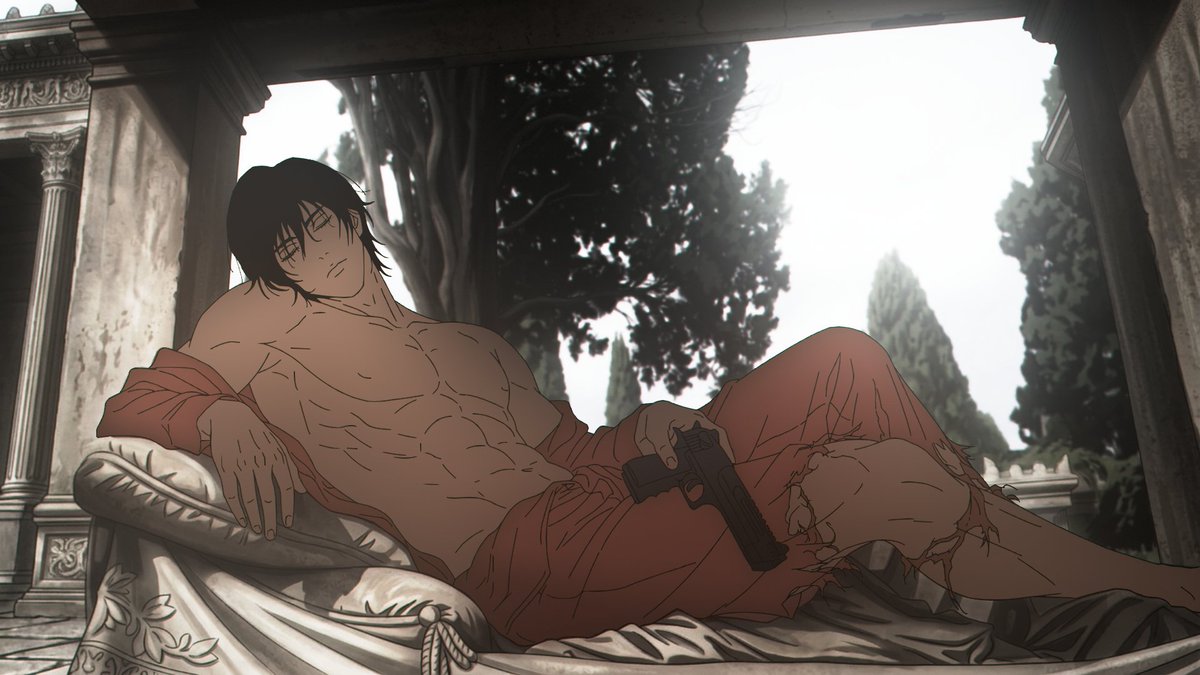 usero_jw's tweet photo. no longer shalt thou blaspheme
#toji #呪術廻戦 https://t.co/ZyOiWnFX5O