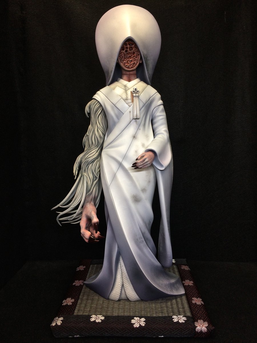 votorakichi's tweet photo. SILENT HILL f  1/6 scale  SHIROMUKU.  Sculpted and Finished by me. WF Summer in Japan 7/26. https://t.co/NYCdrOSGrT