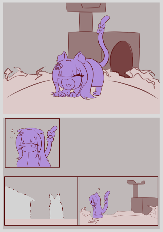 Roky9_9's tweet photo. "Cuteness Aggression Took Over..." — Part 2 

Chapter 3 page 1-4 

#MichiMochiArt #Noombart #Vtuberart #fancomic #fanart #comic https://t.co/7xTKbYoTpP