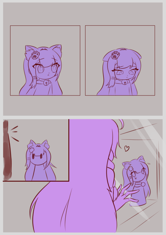 Roky9_9's tweet photo. "Cuteness Aggression Took Over..." — Part 2 

Chapter 3 page 1-4 

#MichiMochiArt #Noombart #Vtuberart #fancomic #fanart #comic https://t.co/7xTKbYoTpP