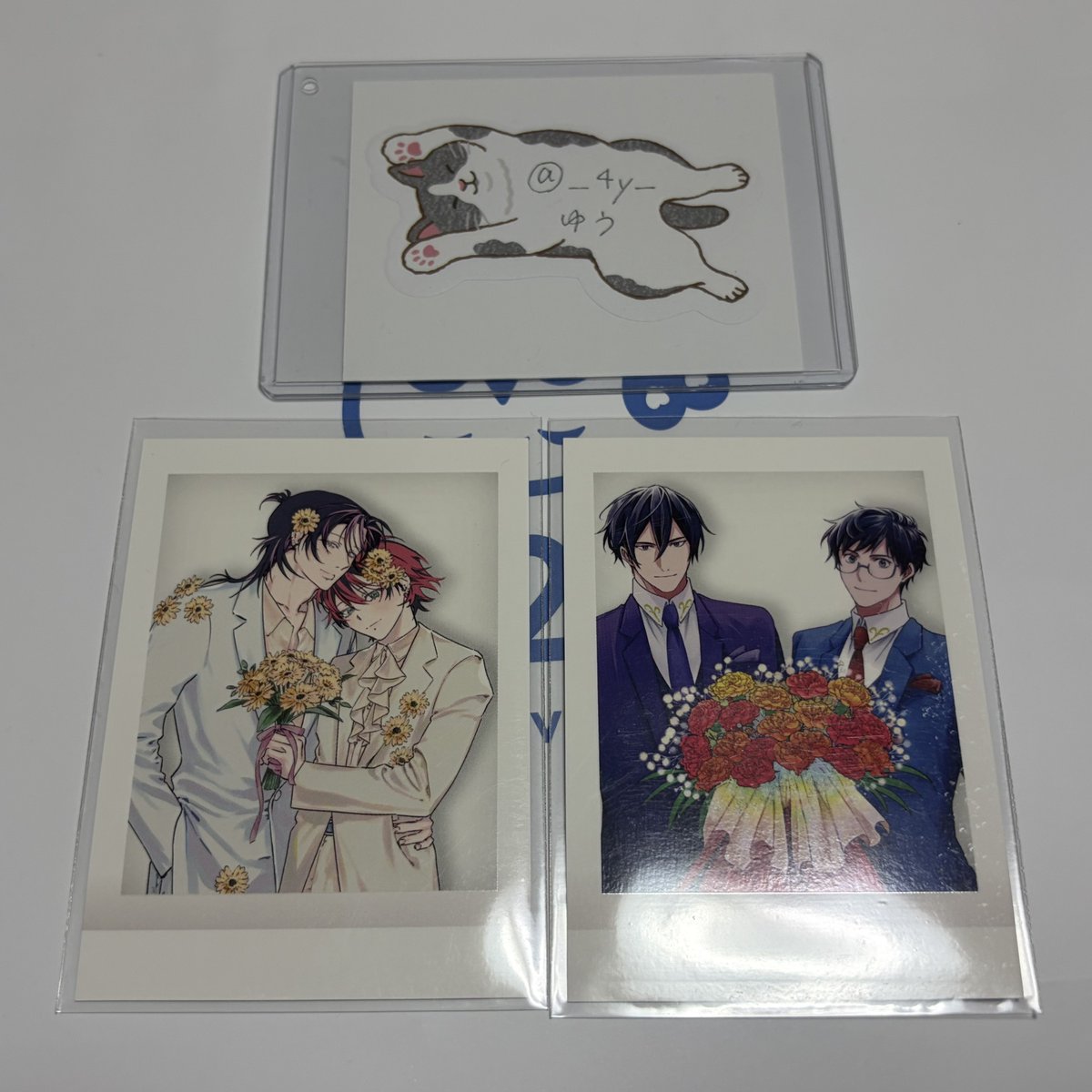 ___4y__'s tweet photo. 【交換】  BLT ボーイズラブトーキョー 購入特典　ぱしゃこれ

譲　沖田先生　采先生
求　野白ぐり先生　露久ふみ先生

2点まとめて希望。郵送または手渡し可能な日にちがある場合のみ固定ツイートに載せております。よろしくお願いします。 https://t.co/l6yAPtUATu