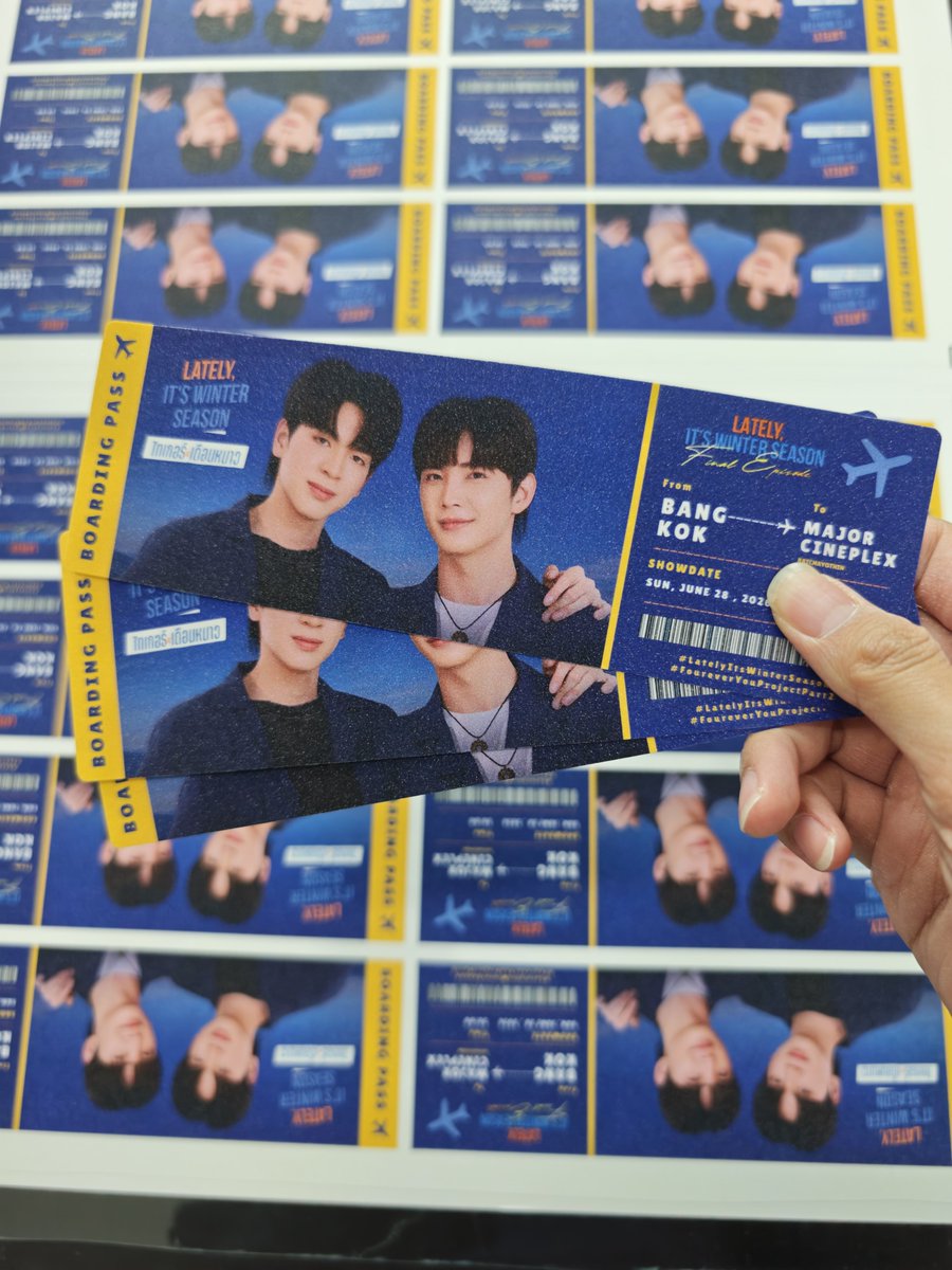 RBSticker's tweet photo. รับทำ Bording Pass 
📩 สอบถามเพิ่มเติม/สั่งซื้อ 💚: @rabbitsticker  🎁🐰

♥️งานพิมพ์อื่นๆสนใจสอบถามได้ค่ะ (โรงพิมพ์ไทย) ✨

#ไทเกอร์เดือนหนาว #latelyitswinterseason 
#piegolf #พายกอล์ฟ #รับทำBordingpass https://t.co/K96hvA1BOV