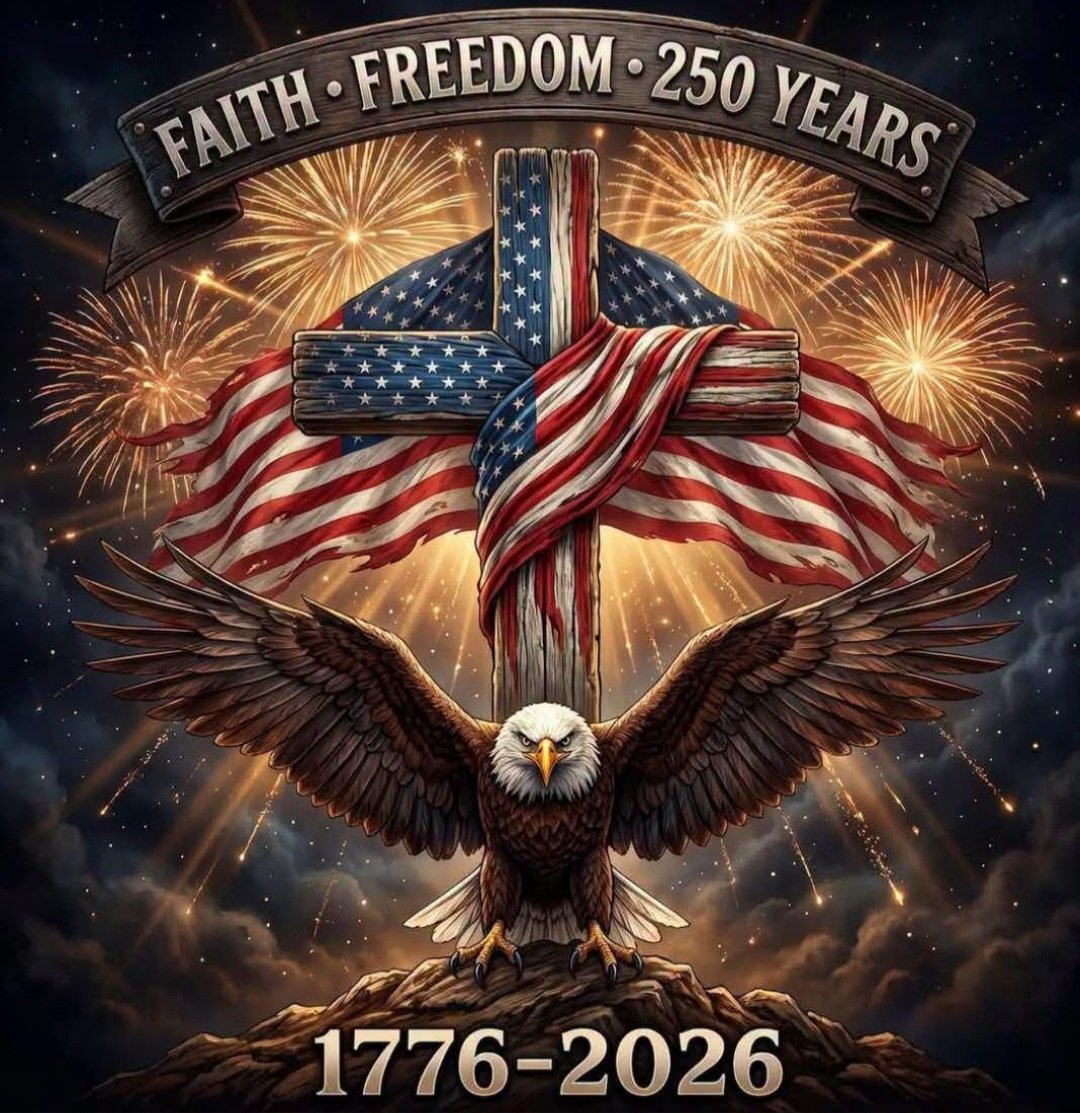 CaroleBrecht's tweet photo. Check out Jesus Restores The Heart's video! #TikTok https://t.co/eMa2qZOTzv
God Bless #America, in #Jesus name, Amen! #250independenceday https://t.co/ietvkCq2YV