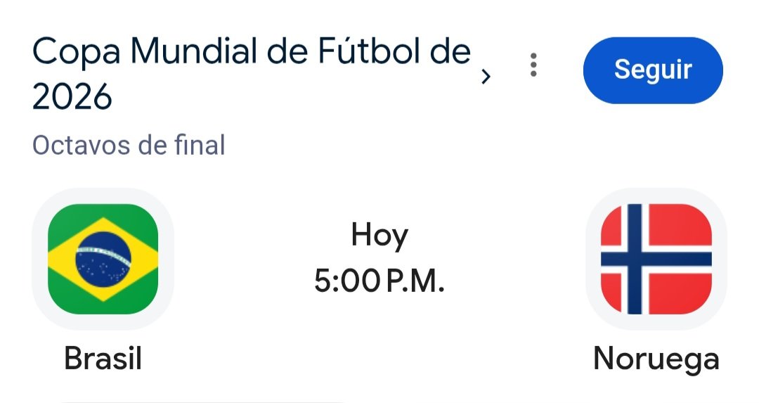 marcalpalazzolo's tweet photo. Hoy Brasil vs Noruega

Tiren sus resultados: https://t.co/ayJBYuSfFO