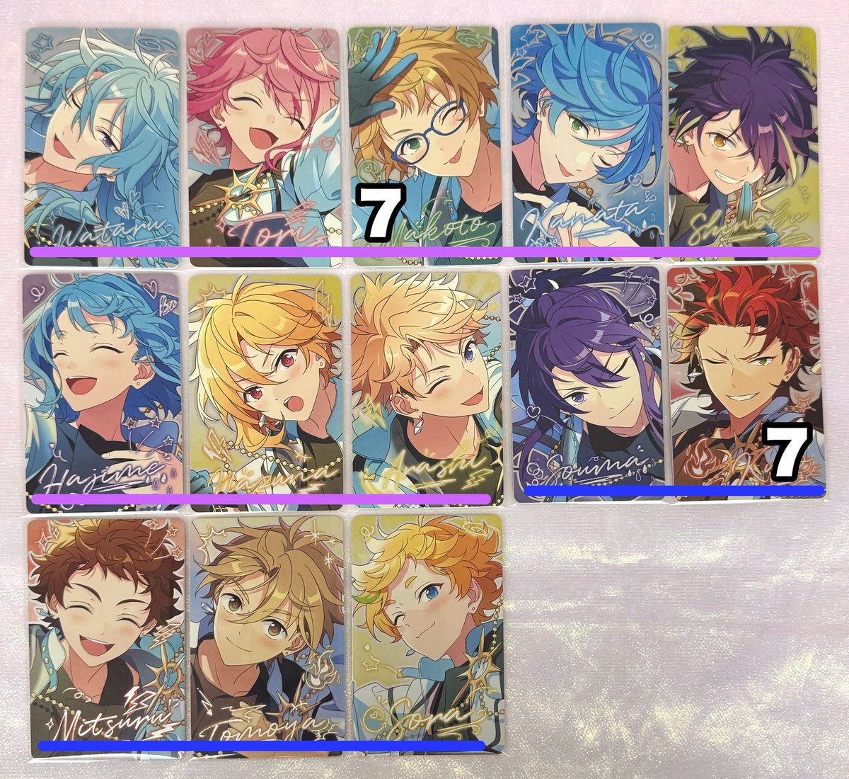 __1228MO's tweet photo. ꒰ 交換/譲渡 ꒱ あんスタ 中国 9周年 limit break フォトカード キャラカード

꒰ 譲 ꒱
零薫燐音ジュン日和みかこはくニキ凪砂茨維吹つむぎ凛月司レオ泉藍良真緒カンナライカユメ一彩英智千秋HiMERU晃牙夏目弓弦鉄虎翠マヨイ敬人エスひなたゆうた宗渉桃李真奏汰忍創なずな嵐颯馬紅郎光友也宙 https://t.co/utDCb2NTKW