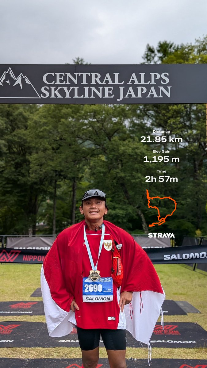 blekdutt's tweet photo. hari ini selesai!.
gatau kenapa data strava sama coros beda waktunya. tapu aku percaya dengan data coros dan data di sertifikat. waktu race ada kejadian yang mau gamau diri ini menabrakan diri ke pohon, kalau tidak aku udah gabisa ngetweet tweet ini (alias jatuh ke jurang). https://t.co/SDCnENfoIr