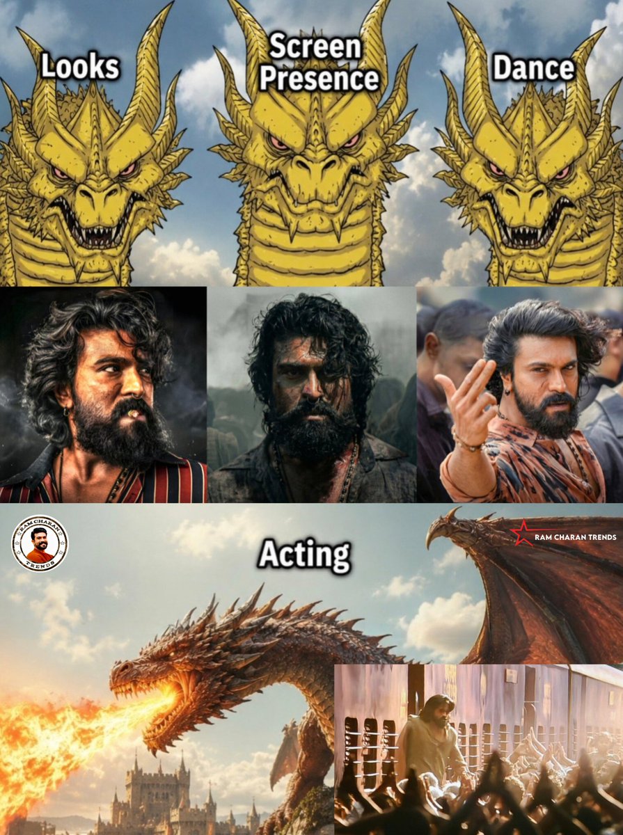 ForeverRcFan's tweet photo. GOAT Actor #RamCharan 🔥🔥🔥

@AlwaysRamCharan https://t.co/p6b4O0ERPS