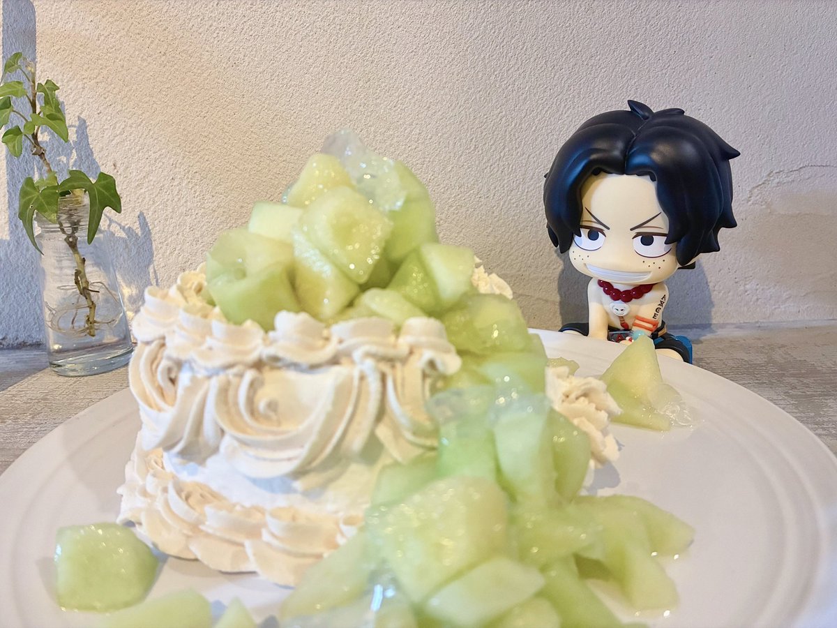 a_cuu_25's tweet photo. メロン、メロン、めろんー！！🍈😍 https://t.co/KrnIpZOx6Y
