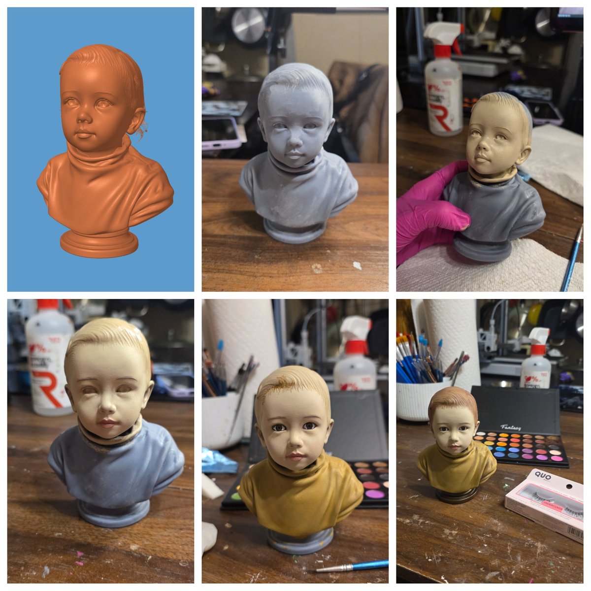 paintwithlinx's tweet photo. Hey @Meta &amp; @raybanmeta I'm a small business owner who makes statues! The Ray-Ban Meta glasses would let me capture hands-free time-lapses of my work every day. I'd love to be considered for a partnership or creator discount! ❤️#RayBanMeta #MetaAI  #Artist #BehindTheScenes https://t.co/yAh4TQmv8O