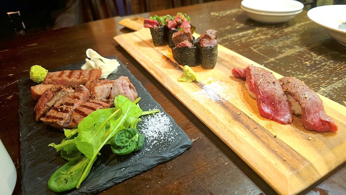 ikura_eri's tweet photo. げったんとご飯行ってきた！！！！☺久々すぎていっぱい話した!!!
本当に本当に美味しかった!!
今日の朝 お店のXに載ってたとうもろこしの天ぷら写真撮り忘れたんだけど あまじょっぱくて美味しすぎた(  ◜﹃◝ )また食べたい〜!!
 #300BONE https://t.co/PI63WvtOoV